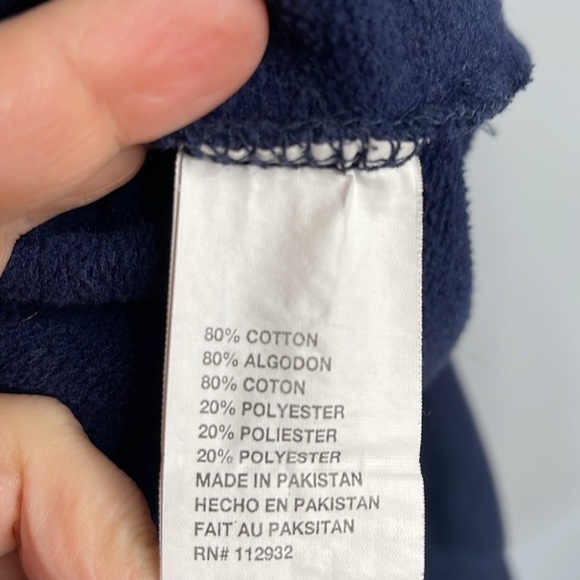 Pacific & Co Old Orchard Beach Maine Embroidered Sweatshirt Navy Blue 90s Vibe L - Picture 9 of 12